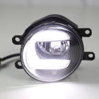 LED Fog Lights DRL Clear Lens Turn Signal w/Wiring for 2009 2010 Toyota Corolla