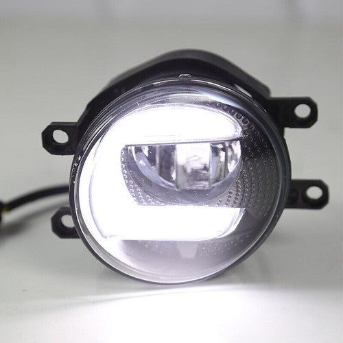 LED Fog Lights DRL Clear Lens Turn Signal w/Wiring for 2009 2010 Toyota Corolla