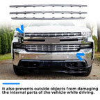Snap On Chrome Grille Trim Molding Covers for 19 21 Chevy Silverado 1500 LT RST