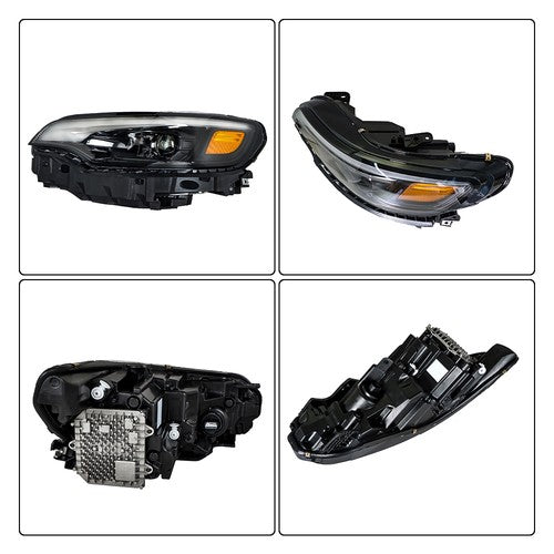 Fit For Jeep Cherokee 2019-2022 Headlight Projector LH/Left Side LED Replacement