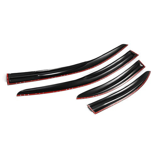 Window Visors Sun Rain Guard Deflector For Mitsubishi Lancer Acrylic 4Door 08-17