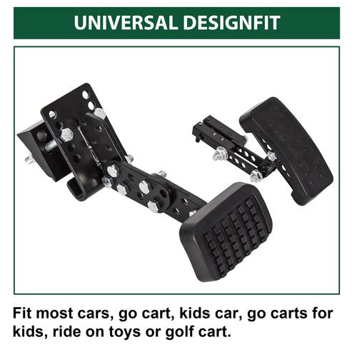 Universal Gas and Brake Pedal Extenders for Cars,Go Kart,Ride on Toys Adjustable