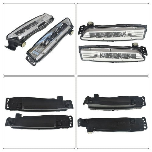 Driver+Passenger Side For Honda Accord 18-19 1.5L 2.0L LED Fog Lamps Assembly
