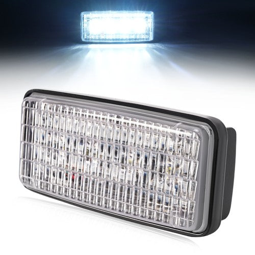 RE161288 Clear Plastic PC LED Headlight for John Deere 7200 7400 7600 7700