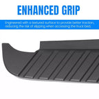 Black Rear Bumper Top Step Cover with Sensors for Ford F150 F 150 09 14 Styleside