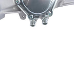 High-volume Aluminum Long Water Pump Satin Finish for Chevy BBC 396 402 454 502