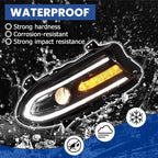 Pair LED DRL Projector Headlights Assemblies for Dodge Charger 2015 2023 LH RH