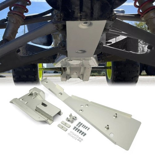 Full Chassis Glide Swing Arm Skid Plate Guard for Honda TRX400EX 400X 99 14