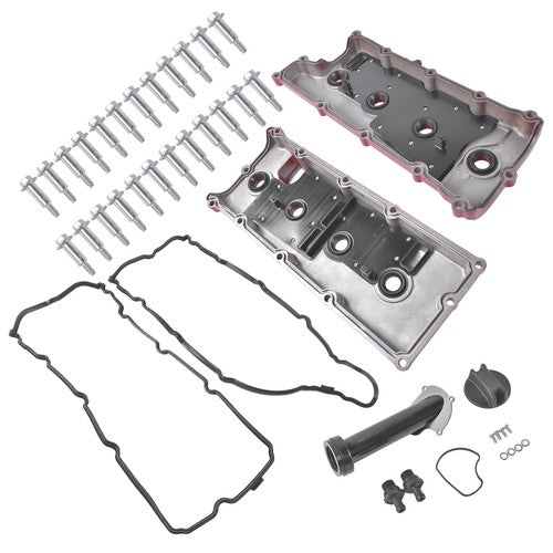 Pair Engine Valve Cover w/ Gasket for Infiniti FX45 M45 Q45 2002-2010 13264AR010