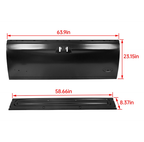 Black Steel Primed Tailgate For 1997-03 Ford F150 1999-07 F250 F350 Super Duty