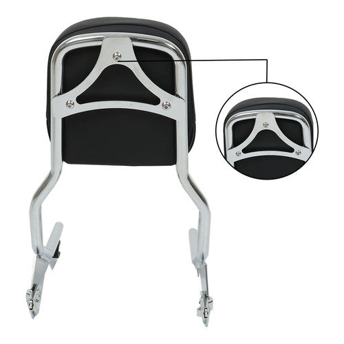 For Softail Heritage Classic Deluxe 2018-23 Passenger Backrest Upright Sissy Bar