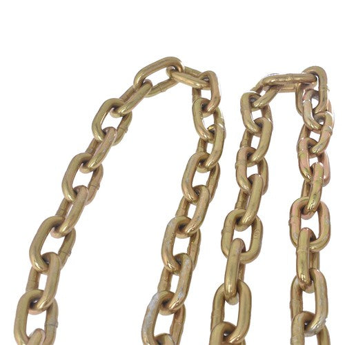 Grade 70 Wrecker Tow Chain 5/16 x 6 FT 15" Axle J Hook Hook Rollback Carrier