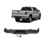 NEW Primered - Complete Rear Steel Bumper Assembly For Ford F150 Truck 2009-2014