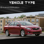 For 2009-2010 Toyota Corolla Pair Clear Bumper Driving Fog Lights Lamps w/Switch