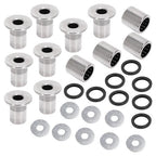 Silvery A Arm Bushing Bearing Shaft Kit for Kawasaki KFX400 Suzuki LTZ400 Z400