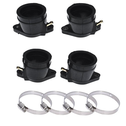 4pcs Carburetor Intake Manifold Boot For Yamaha YZF600R Thundercat 1995-2007