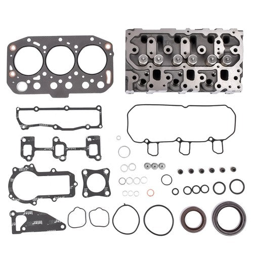 New Complete Cylinder Head & Full Gasket Kit for Yanmar 3TNV70 3TNV70-XBV Engine