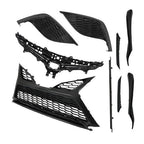 Plastic For Toyota Camry SE 2021 2022 2023 Front Grille Trim Fog Light Bezel Set
