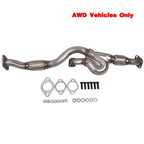 Exhaust Front Flex Y Pipe for Kia Sportage EX LX 2.7L V6 2656CC AWD 2005-2008