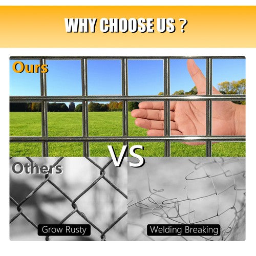 1"x1" 16 Gauge 24"x50' Welded Wire Fence Vinyl Coated Chicken Rabbit Mesh