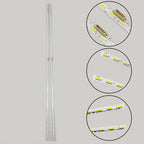LED Backlight Strips 2 Pack for Samsung UN65NU6900 UN65RU7100 UN65RU7300