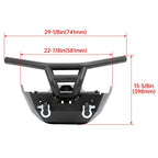 Winch Ready Front Bumper with D-Rings Brush Guard for Can-Am Maverick X3 17-23