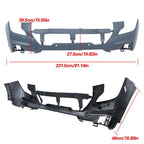Plastic Front Upper Bumper 6 Radar Holes 84931967 Fit For 2022-2024 GMC Terrain