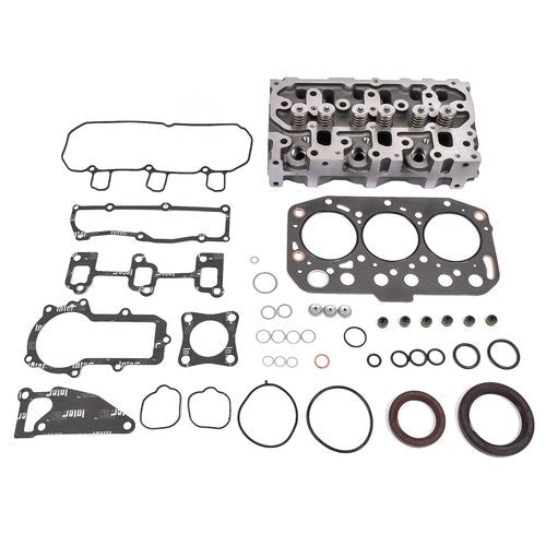 New Complete Cylinder Head & Full Gasket Kit for Yanmar 3TNV70 3TNV70-XBV Engine