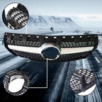 Front Bumper Grille Plastic Black Fit For 2013-2016 Mercedes Benz W117 CLA250