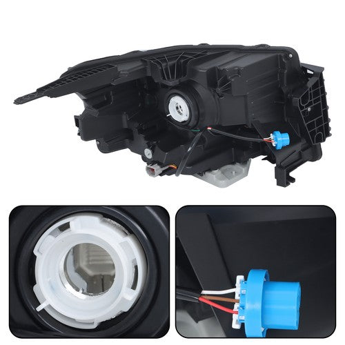 Headlamp Left Side Headlight No Bulbs For Nissan Frontier 2022 23 Black Halogen