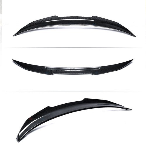 Rear Diffuser Trunk Spoiler Wing Carbon Fiber Style for 2018-2024 for Infiniti Q50