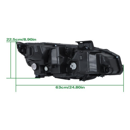 LED Headlight Headlamp Clear Housing For Honda Civic 2016-2019 Driver/Left Side
