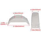 Set of 2 PWC Jet Single Axle Trailer Fenders with Step for 8-12 Inch Tire