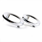 Pair Front Chrome Fog Light Trim Lamp Cover for 2009-2013 Subaru Forester