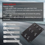 For Audi A4 S4 A5 S5 A7 Front Bumper Tow Hook License Plate Mount Bracket Holder