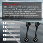 8Pcs Suspension Control Lateral Toe Arms Sway Bars Kit Fit For Jeep Dodge Series