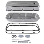 3-11/16" Tall Finned Aluminum Valve Covers Fits Chevy Big Block 396 402 427 454