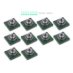 10 Pack UCF208-24 Pillow Block Bearing 1 1/2" Bore 4-Bolt Self-Alignment