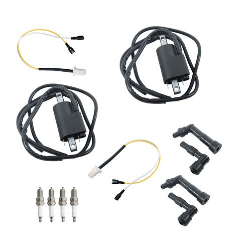 New Ignition Coil Spark Plug With Cap Kit For Yamaha XJ550 XJ750 1981-83