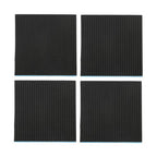 6" x 6" x 7/8" EVA Rubber Shock-absorbing Pad 4Pcs Anti Vibration Pads