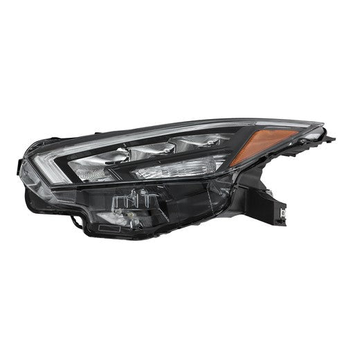 Chrome For Nissan Versa 2020-2021 Left Side Headlight Replacement Clear Lens LED