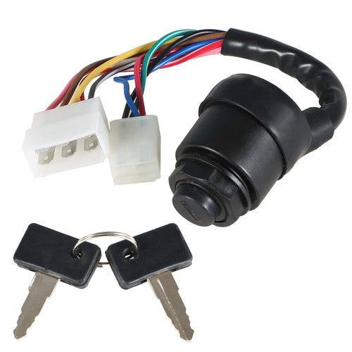 Ignition Key Switch For Yamaha G1 2-Cycle Golf Cart 1979-1989 J17-82508-20