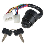 Ignition Key Switch For Yamaha G1 2-Cycle Golf Cart 1979-1989 J17-82508-20