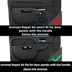 Front Driver Side Door Armrest Repair Black for Chevrolet Tahoe Silverado 10-14