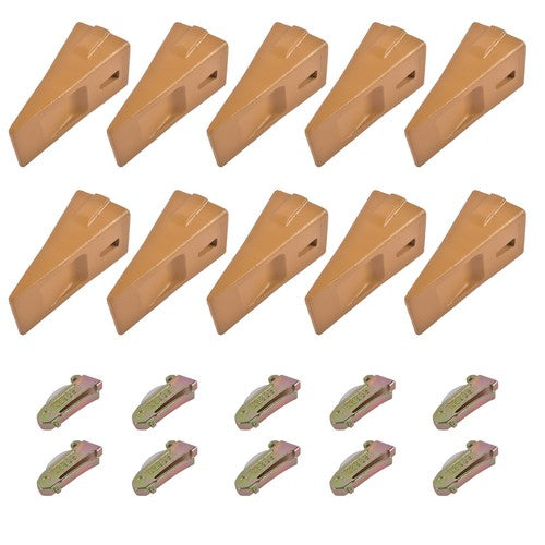 X290 Sharp Bucket Teeth/Tooth with K290S Flexpins Fit for Mini Excavator 10Pcs