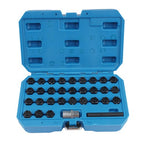 32pc Wheel Lock Lug Nut Master Key Set Removal Socket Tool Kit for Mercedes-Benz