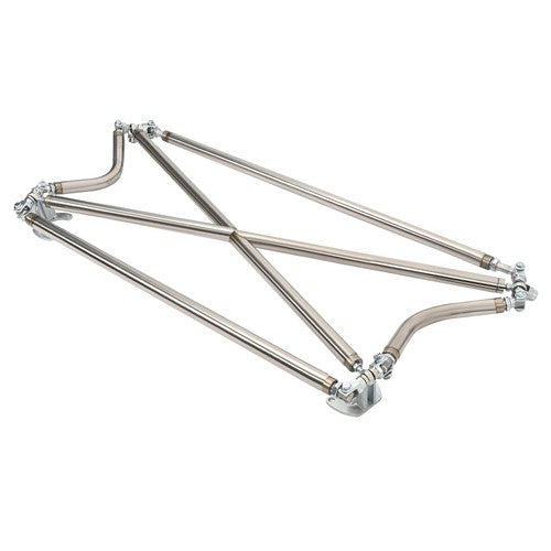 Rear Racing Cross Strut Bar Stainless Steel for Honda Civic EK9 3 Doors 92-00