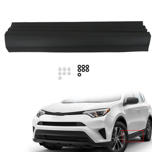 Left Side Front Door Trim Panel Plastic Black Suitable For Toyota RAV4 2016-2018