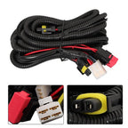 Switch Bulbs Bezel Wire Harness Black Fog Light Kit For 07-10 Hyundai Elantra