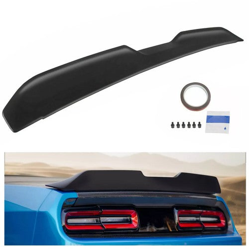 Rear Trunk Spoiler Wing for Dodge Challenger 2008-23 Demon Style Matte Black